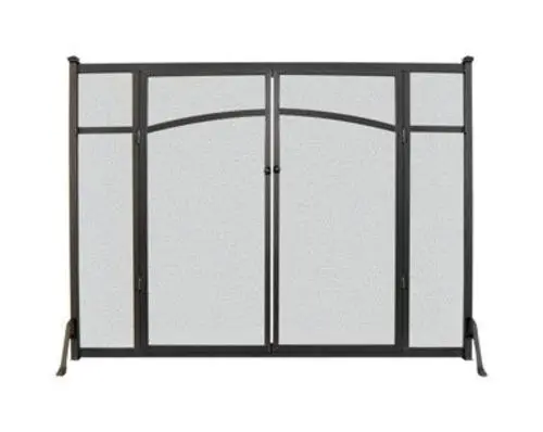 Panacea 15910 Flat Panel Fireplace Screen With Doors