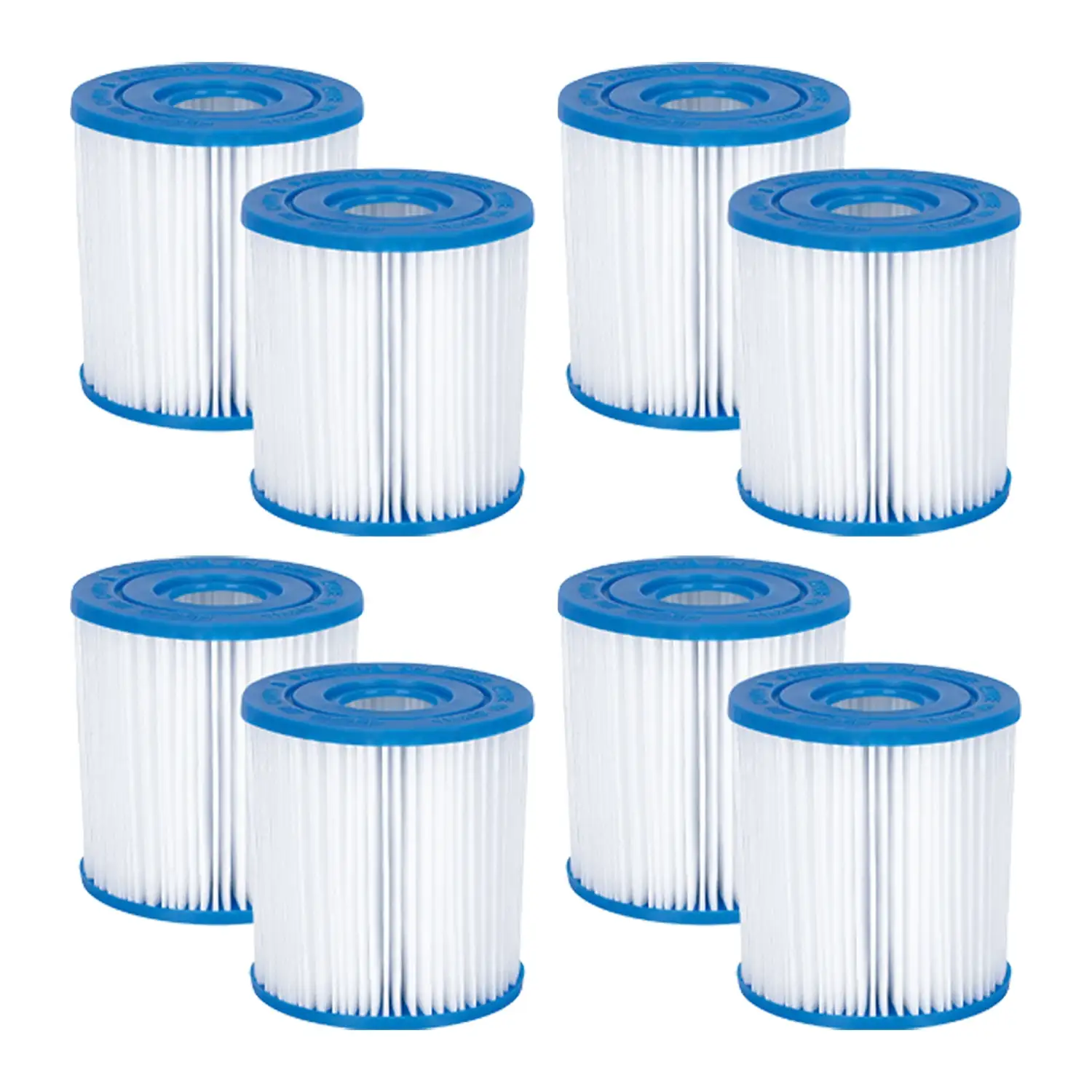 Summer Waves P57100402 Replacement Type I Pool and Spa Filter Cartridge (8 Pack)