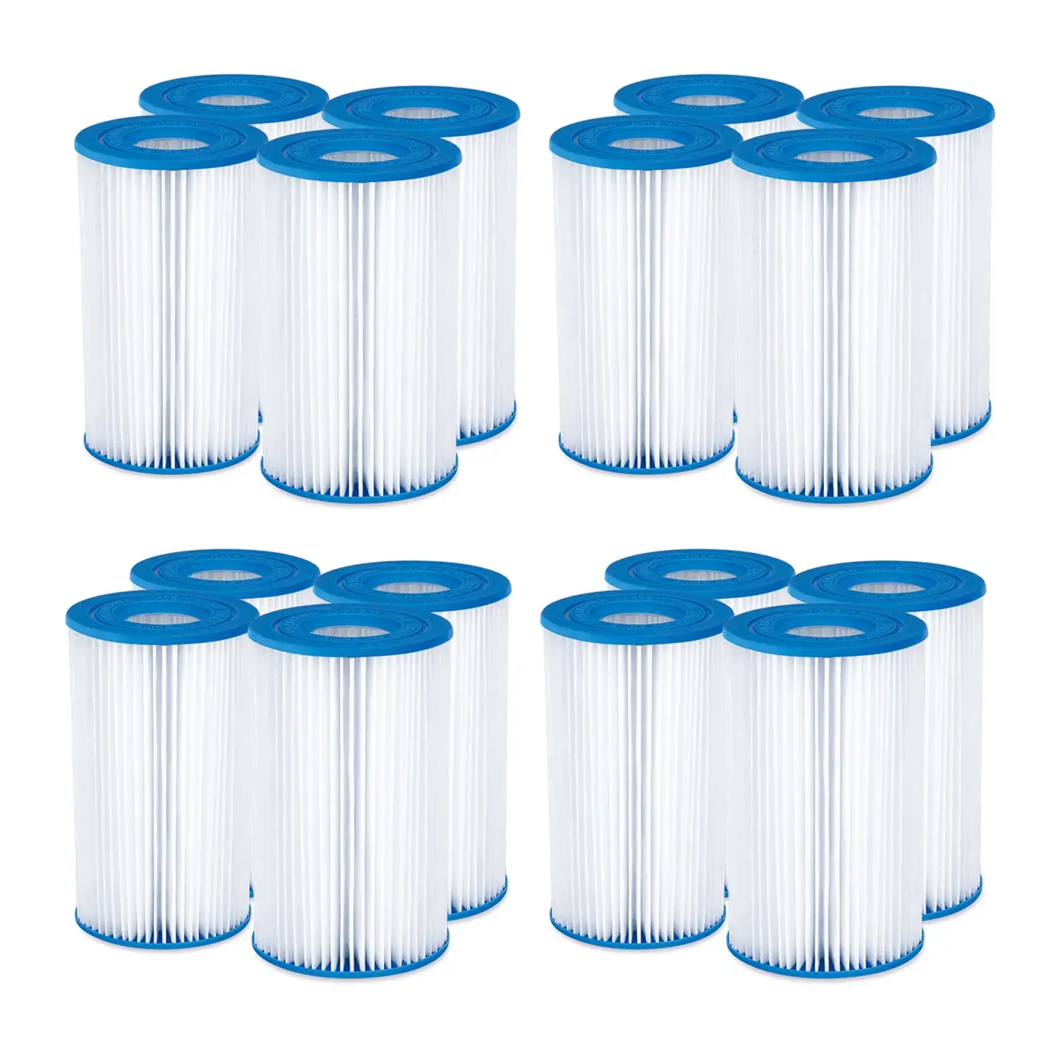 Summer Waves P57100204 Replacement Type A/C Pool & Spa Filter Cartridge (16 Pk)