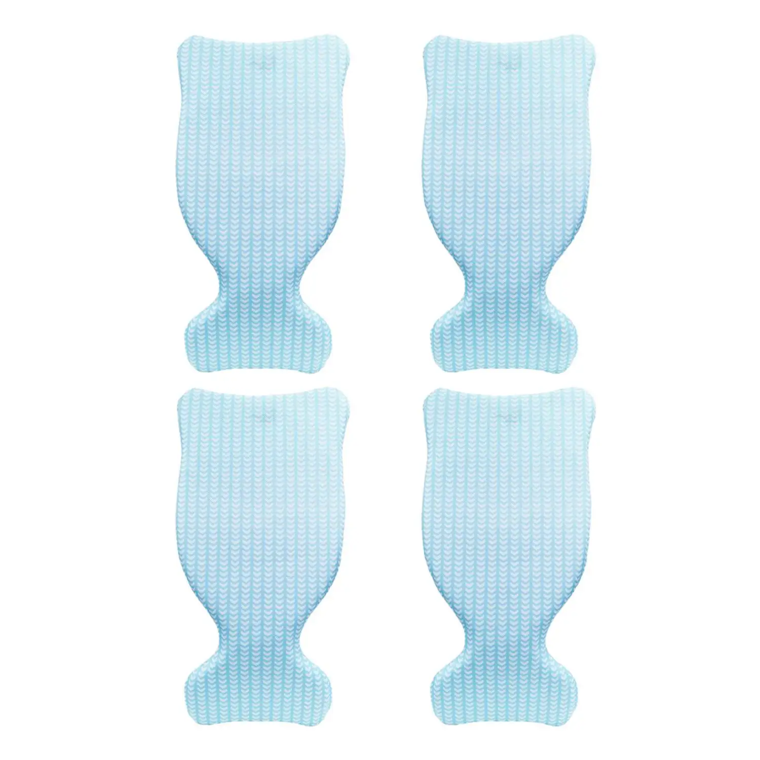 Magic Time International Saddle Pool Float, Blue with Chevron Pattern (4 Pack)