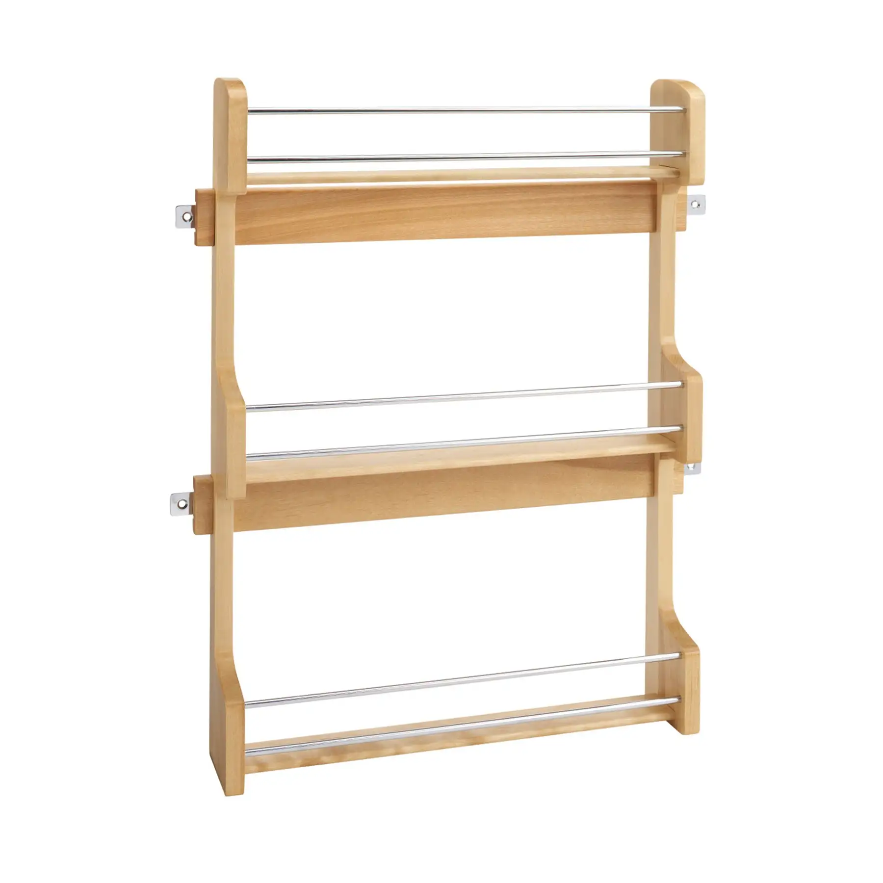 Rev-A-Shelf 21" Kitchen Cabinet Door Mounted 3-Shelf Storage Spice Rack, 4SR-21