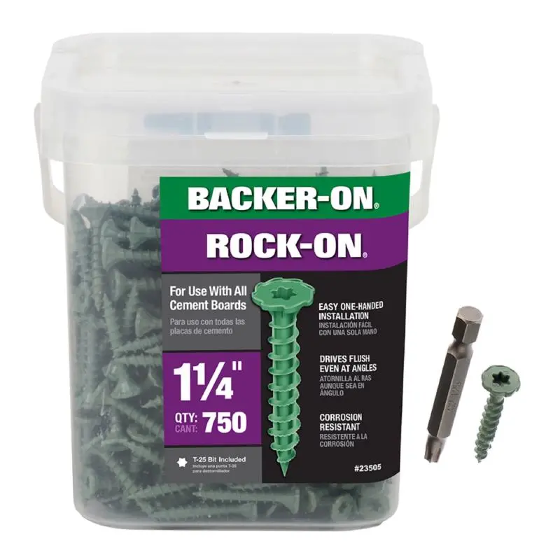 Backer-On 23505 Rock-On Cement Board Screws