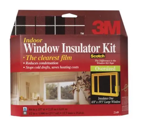 3M 2149W6 Indoor Window Insulator Kit