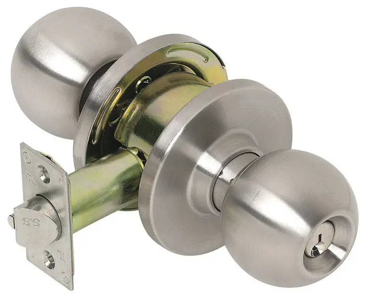 Tell CL100006 Heavy Duty Commercial Storeroom Ball Knob Lock