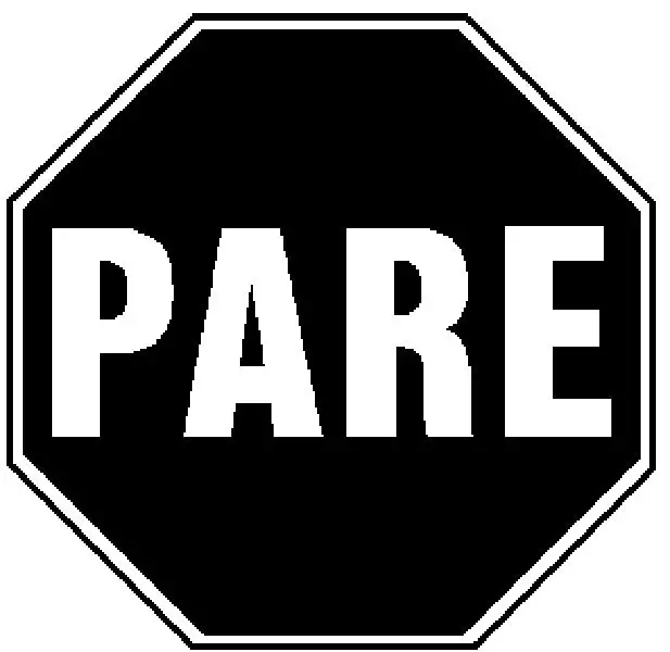 Hy-Ko 21351 Sign Pare/Stop 18X18