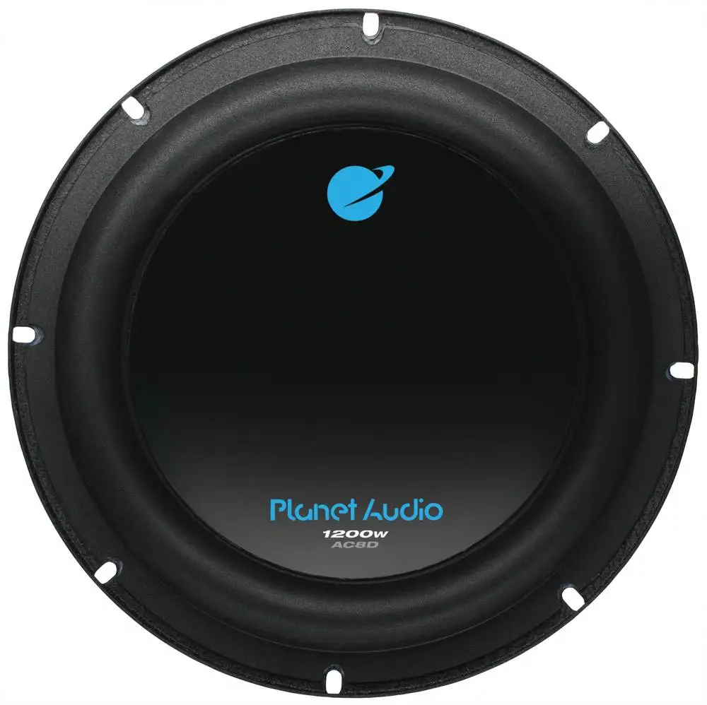 Planet Audio AC8D 8 Inch 1200 Watts 4 Ohm Dual Voice Coil Car Audio Subwoofer