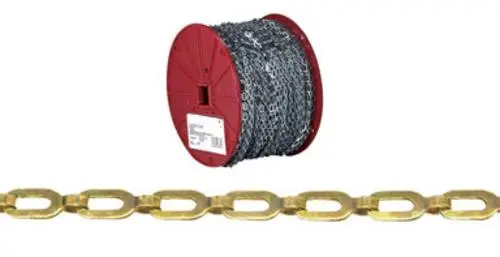 Campbell Chain 0723817 Safety/Plumber Chain 200' - Brass