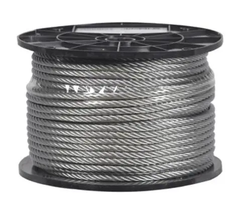 Campbell Chain 7000827 Galvanized Aircraft Cable 1/4" - 250'