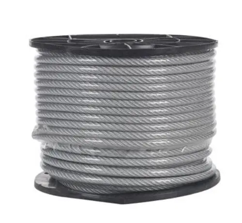 Campbell Chain 7000897 Vinyl Coated Aircraft Cable 200'