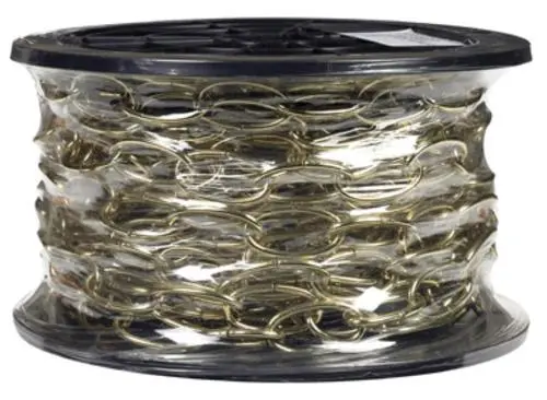 Campbell Chain 0722000 Decor Chain 60' - Bright Brass