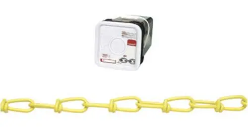 Campbell Chain PD0752496 Double Loop (Inco) Chain 200' - Yellow