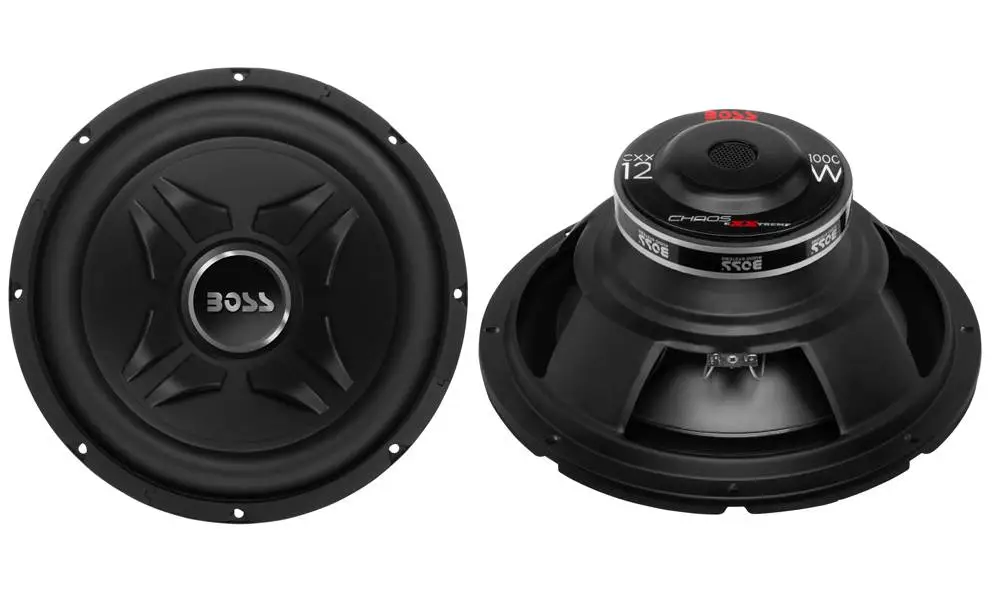 Boss CXX12 12" 2000W 4-Ohm Car Audio Power Subwoofers Sub Woofer Stereo