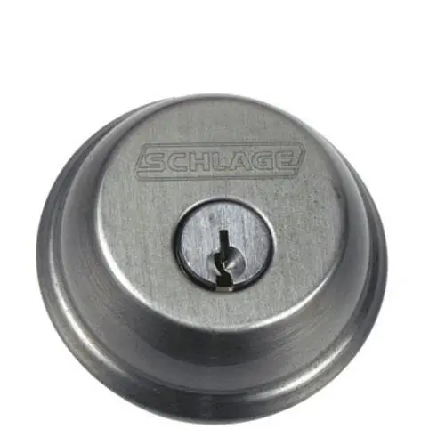 Schlage B60NSKV619 Single Cylinder Deadbolt 2-3/4"