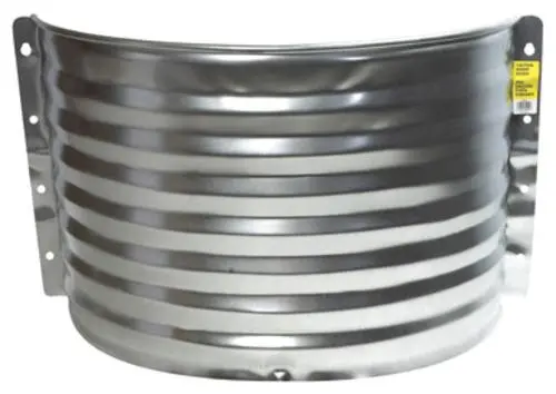 Amerimax 75010 Galvanized steel Area Wall Round