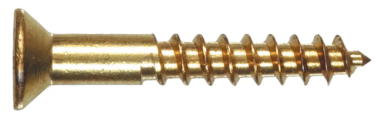 Hillman 385704 Brass Wood Screws