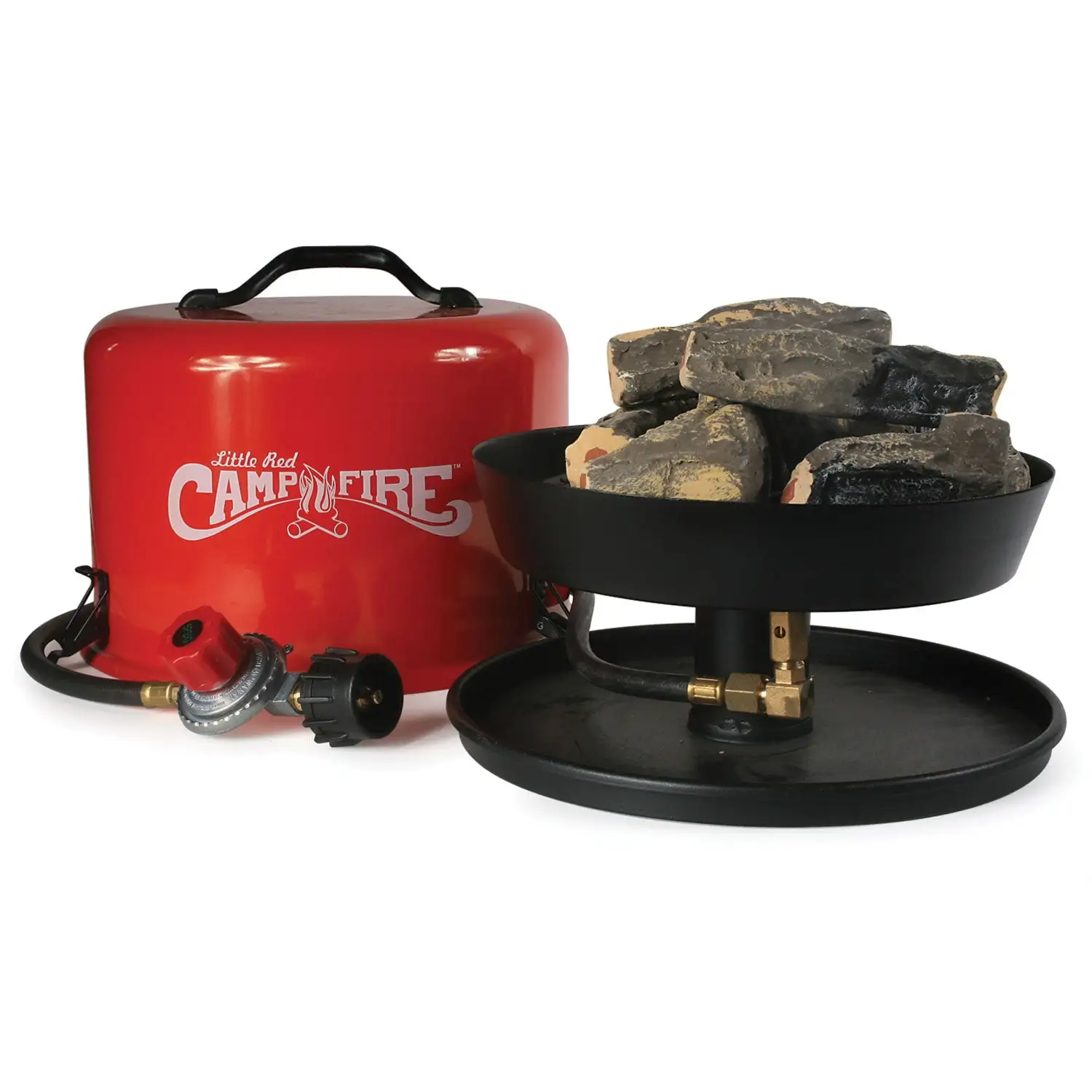 Camco Little Red Outdoor Portable Tabletop Propane Heater Fire Pit 11.25 Inch