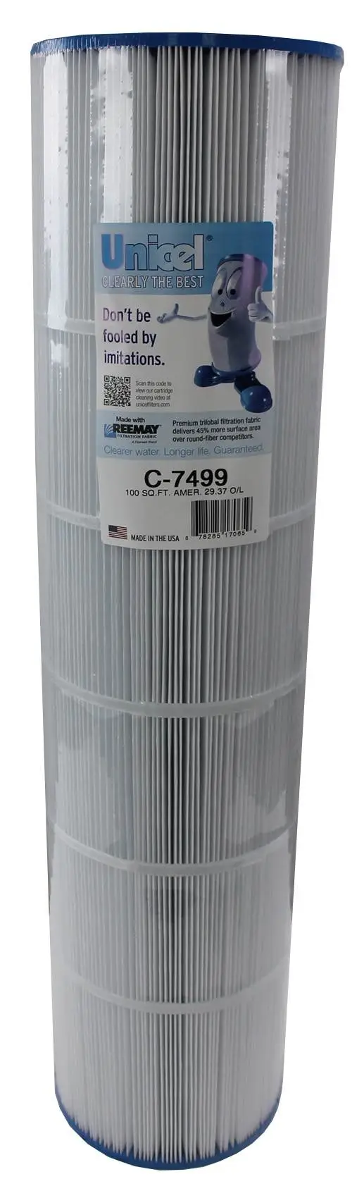 Unicel C-7499 Replacement 100 Sq Ft Swimming Pool Filter Cartridge, 142 Pleats