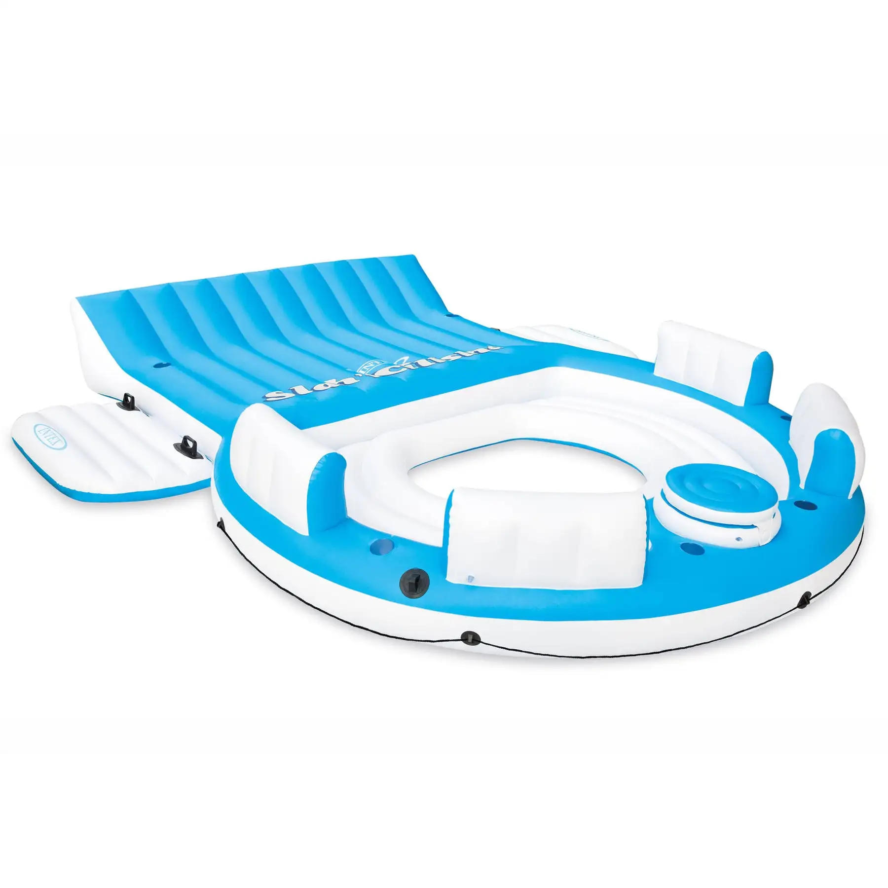 Intex Inflatable Splash N Chill Island Raft Lounger & Wet Set Repair 6 Patch Kit