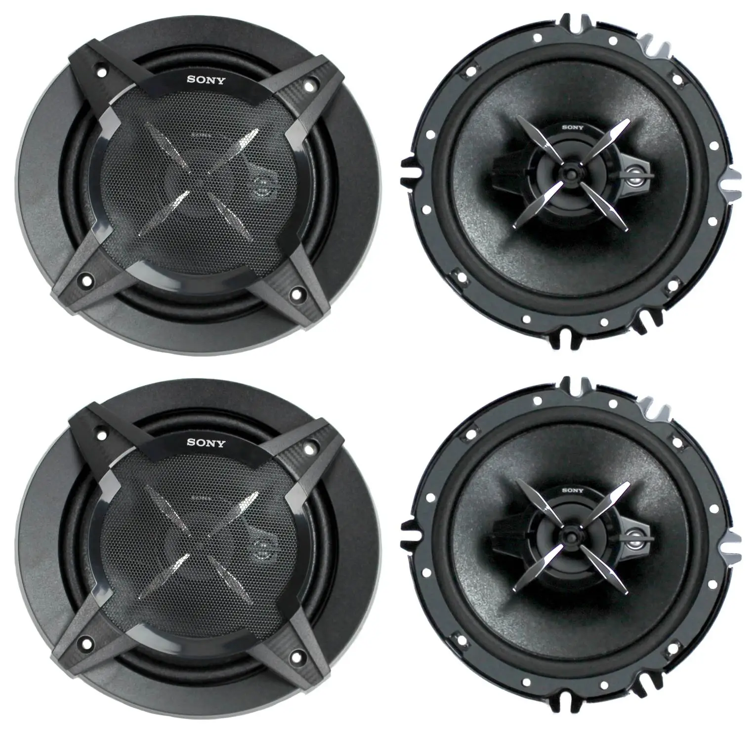 Sony XS-FB1630 6.5" 540 Watt 3-Way Car Audio Speakers Stereo XSFB1630