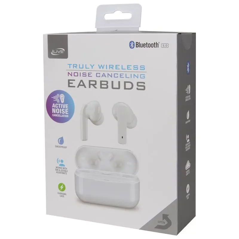 iLive IAEBT411W Earbuds with Charging Case