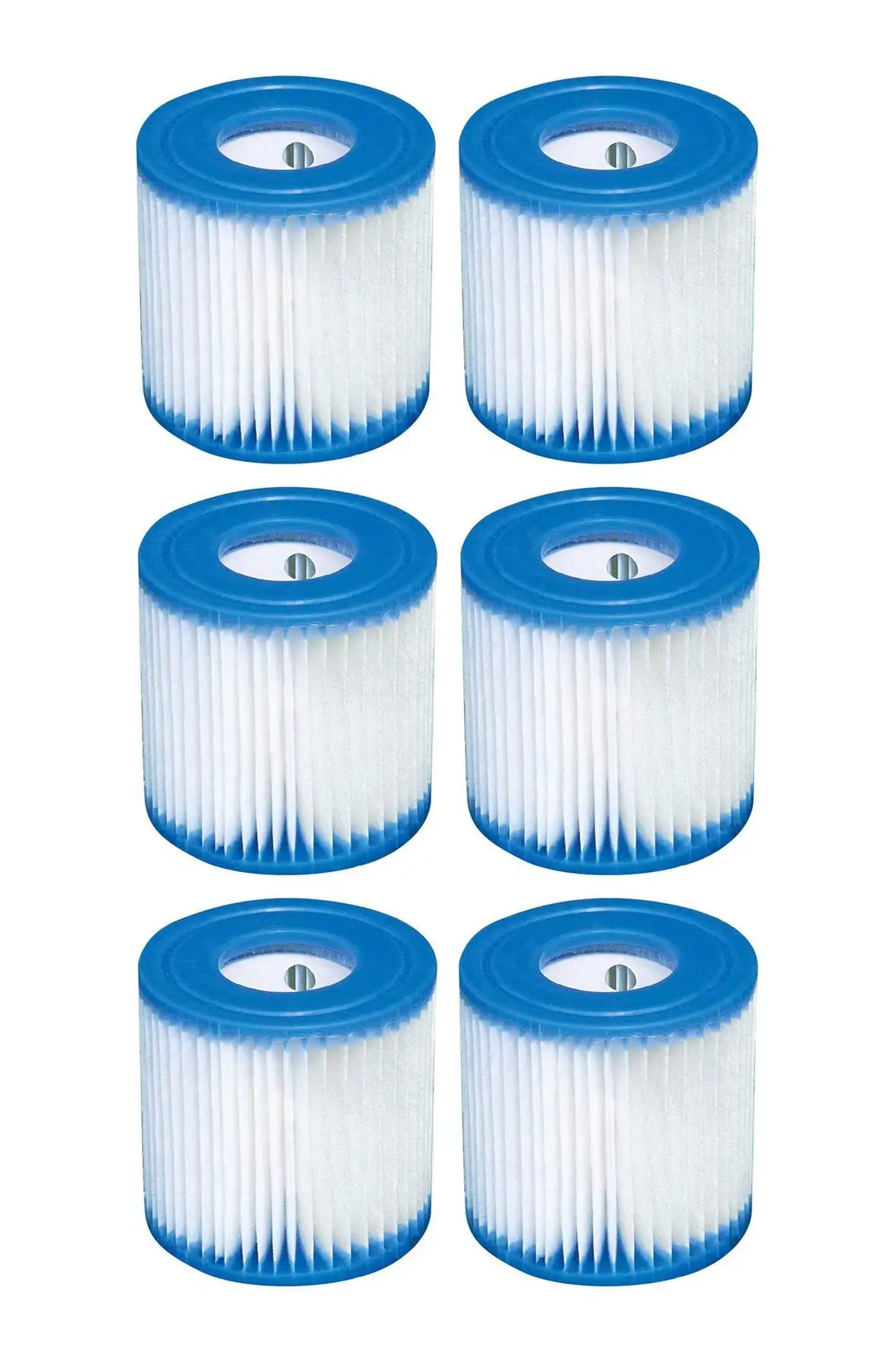 Intex 29007E Type H Easy Set Filter Cartridge Replacement for Pools, 6 Pack