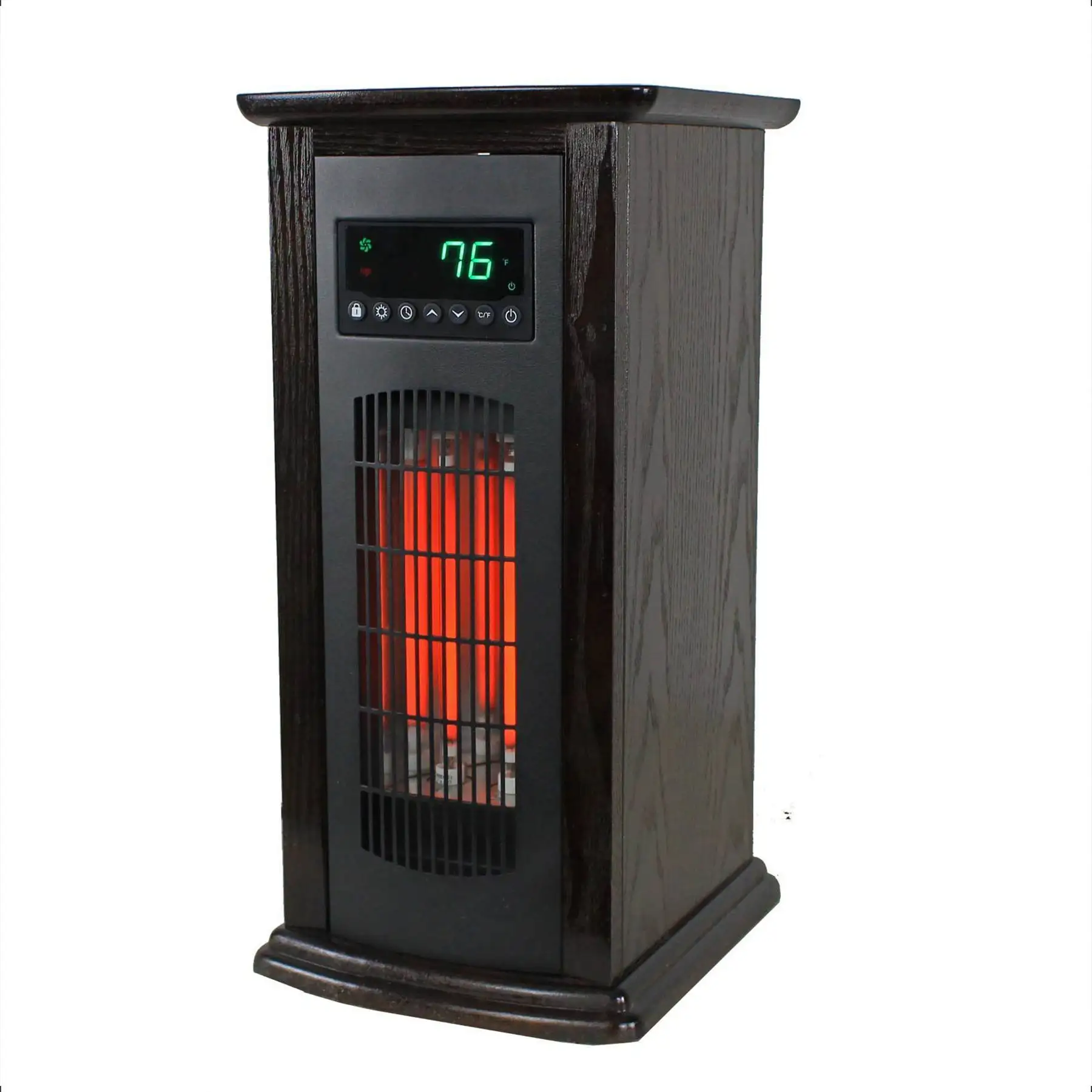 LifeSmart LifePro 1500W 1500 BTU Infrared Quartz Tower Space Heater ...