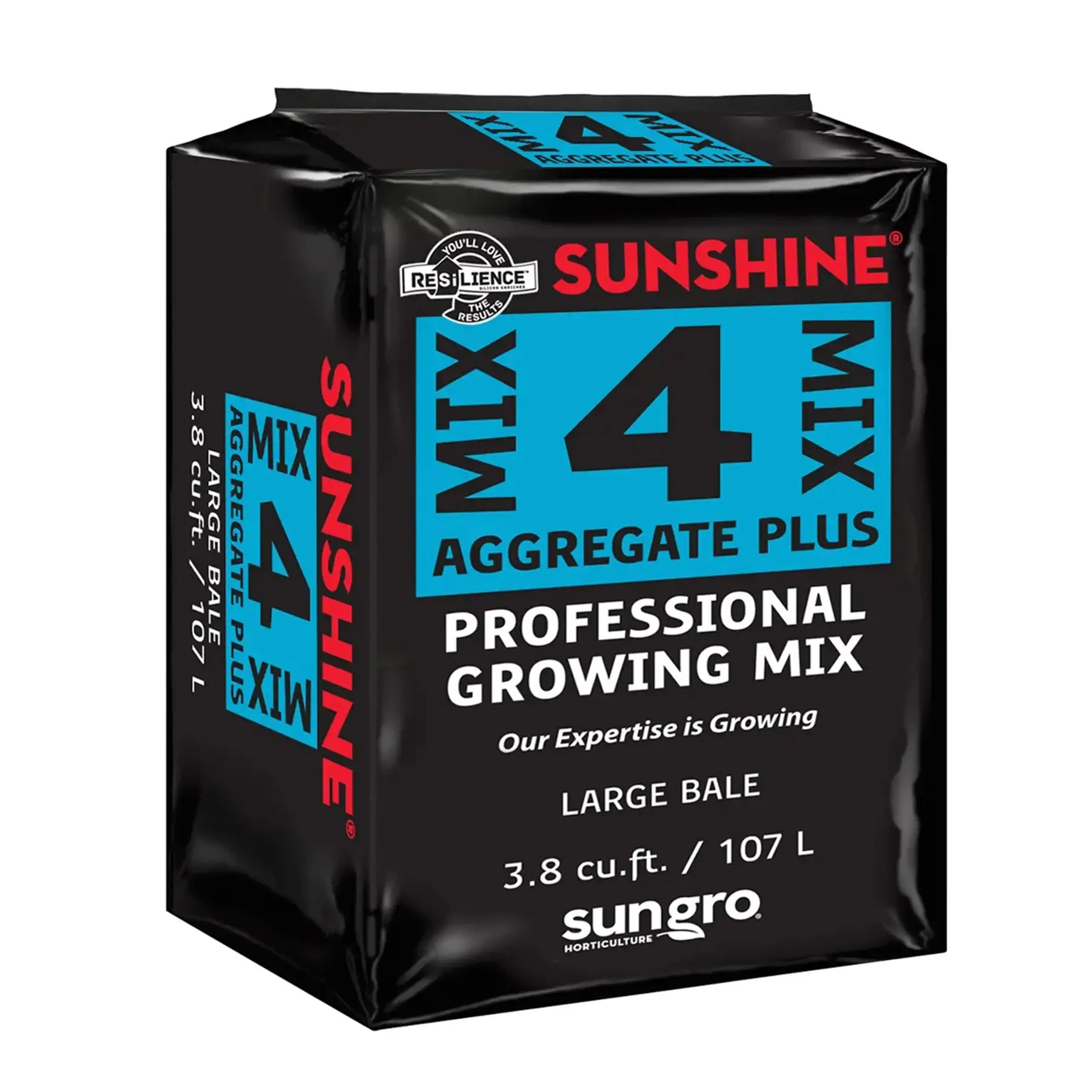 SunGro SUGRMIX4 Sunshine Mix #4 Compressed Professional Growing Mix, 3.8 Cu Ft