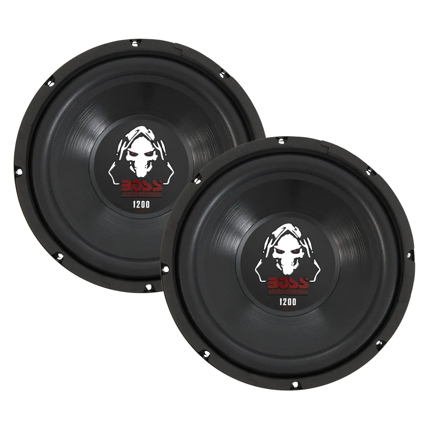 Boss Audio 10-Inch Single Voice Coil 1200 Watt Max Subwoofer (2 Pack)>P10SVS