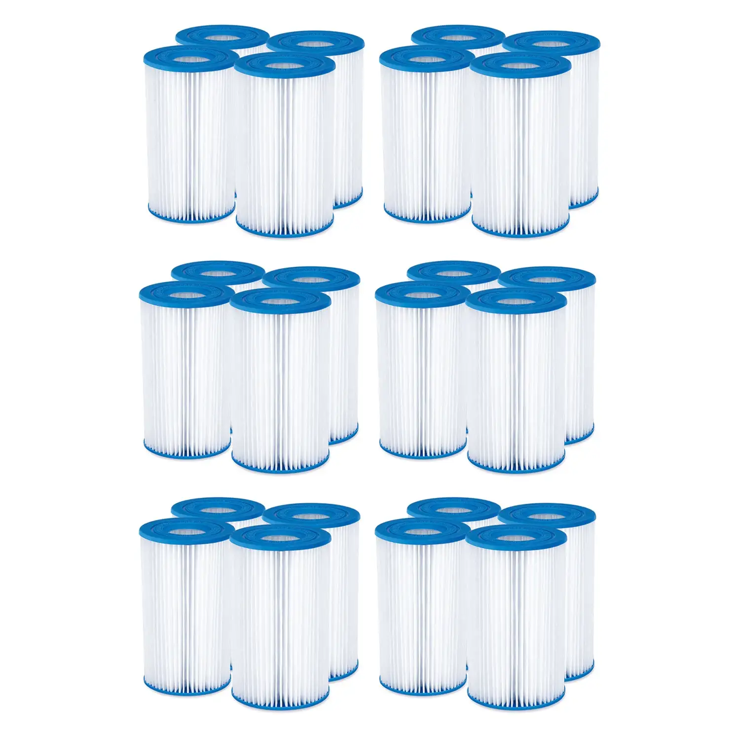 Summer Waves P57100204 Replacement Type A/C Pool Filter Cartridge (24 Pack)