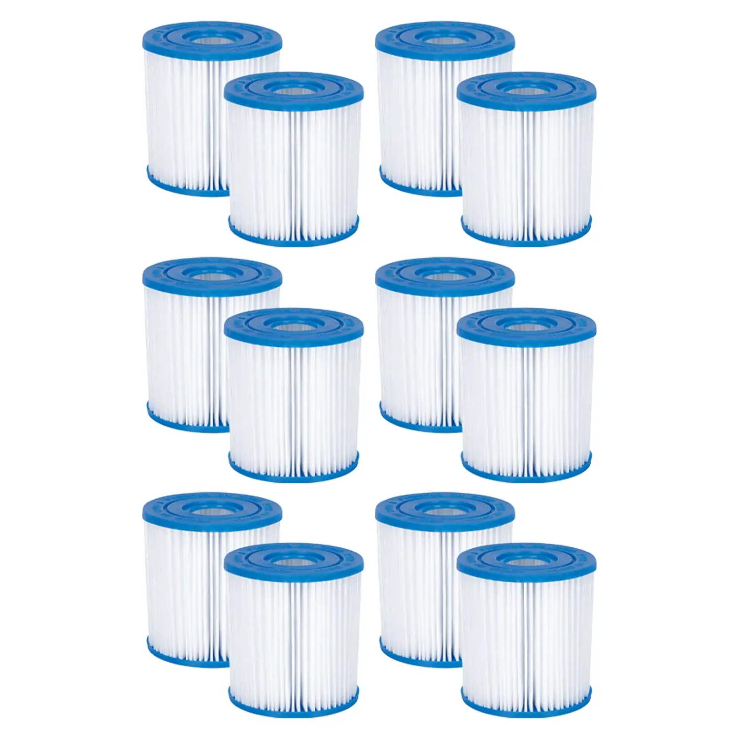 Summer Waves P57100402 Replacement Type I Pool & Spa Filter Cartridge (12 Pack)