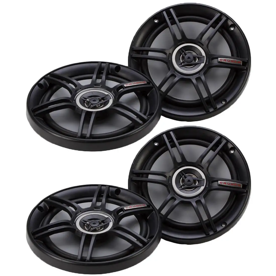 Crunch 300 Watts 6.5-Inch Coax Shallow 4 Ohms CS Speakers (2 Pack)>CS-65CXS