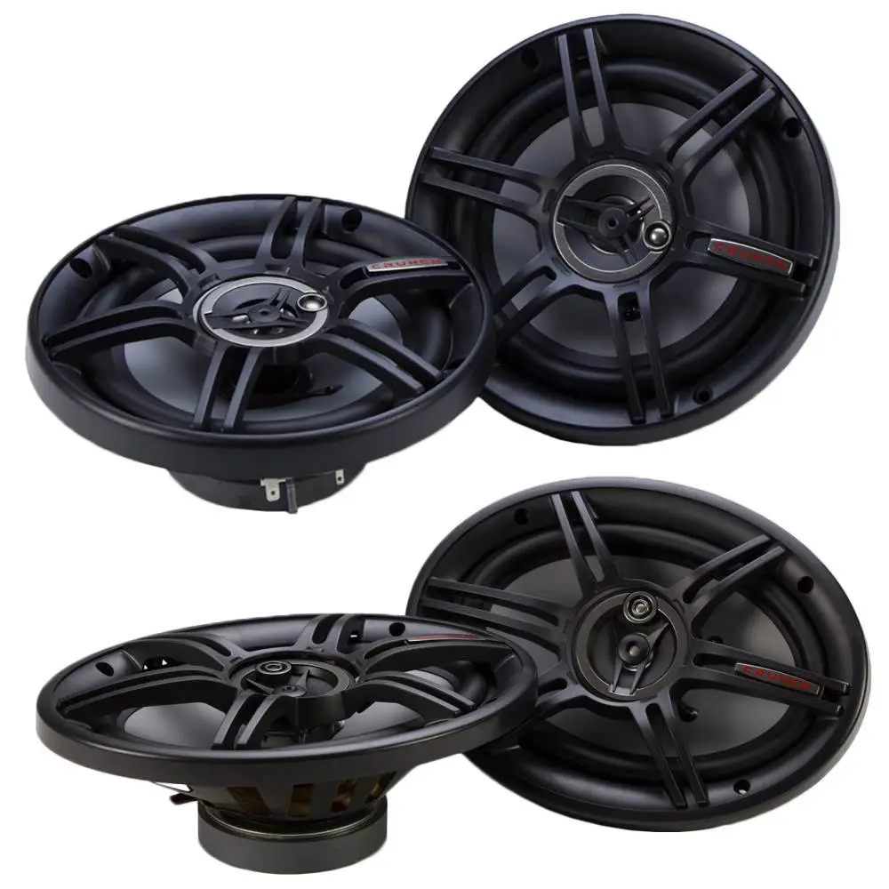 Crunch 300 Watts 6.5-Inch CS Speakers + 400 Watts 6x9 Inches Coaxial CS Speakers