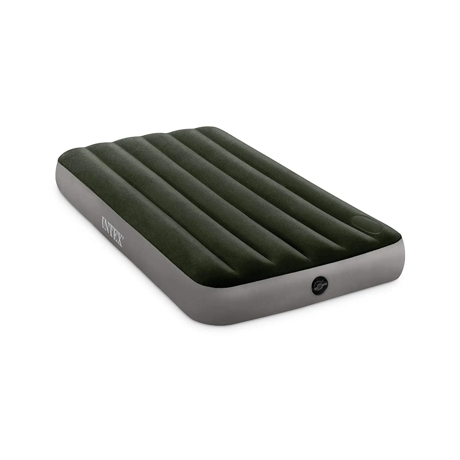 Intex 64763E Standard Dura Beam Downy Air Mattress Bed w/ Built In Pump ...