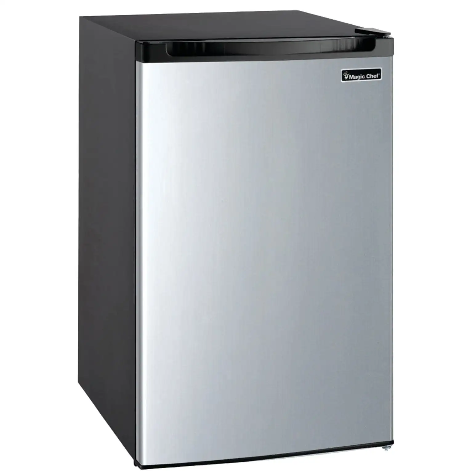 Magic Chef MCBR440S2 4.4 Cubic Feet Compact Mini Refrigerator & Freezer, Silver