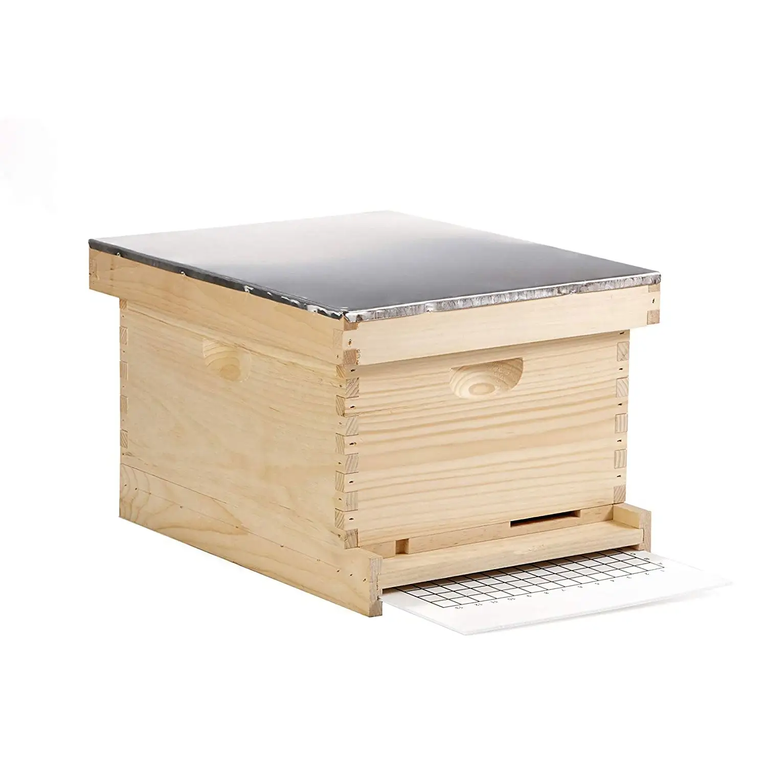 Little Giant 10-Frame Deluxe Assembled Backyard Unfinished Pine Beekeeping Hive