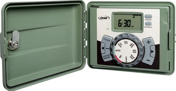 Watermaster 57899 9-Station Outdoor Swing Panel Timer