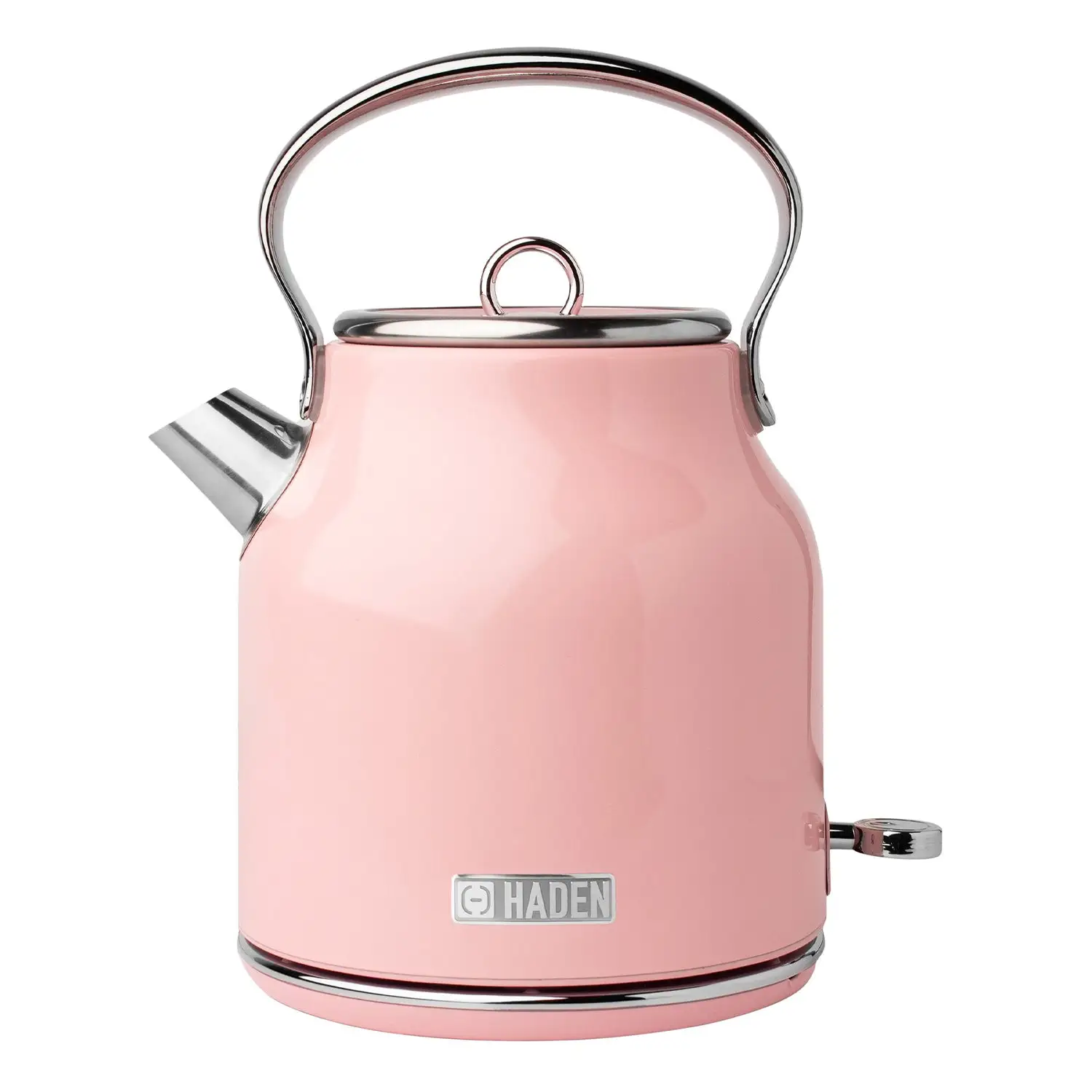 Haden Heritage 1.7 Liter Stainless Steel Electric Water Kettle, English Rose