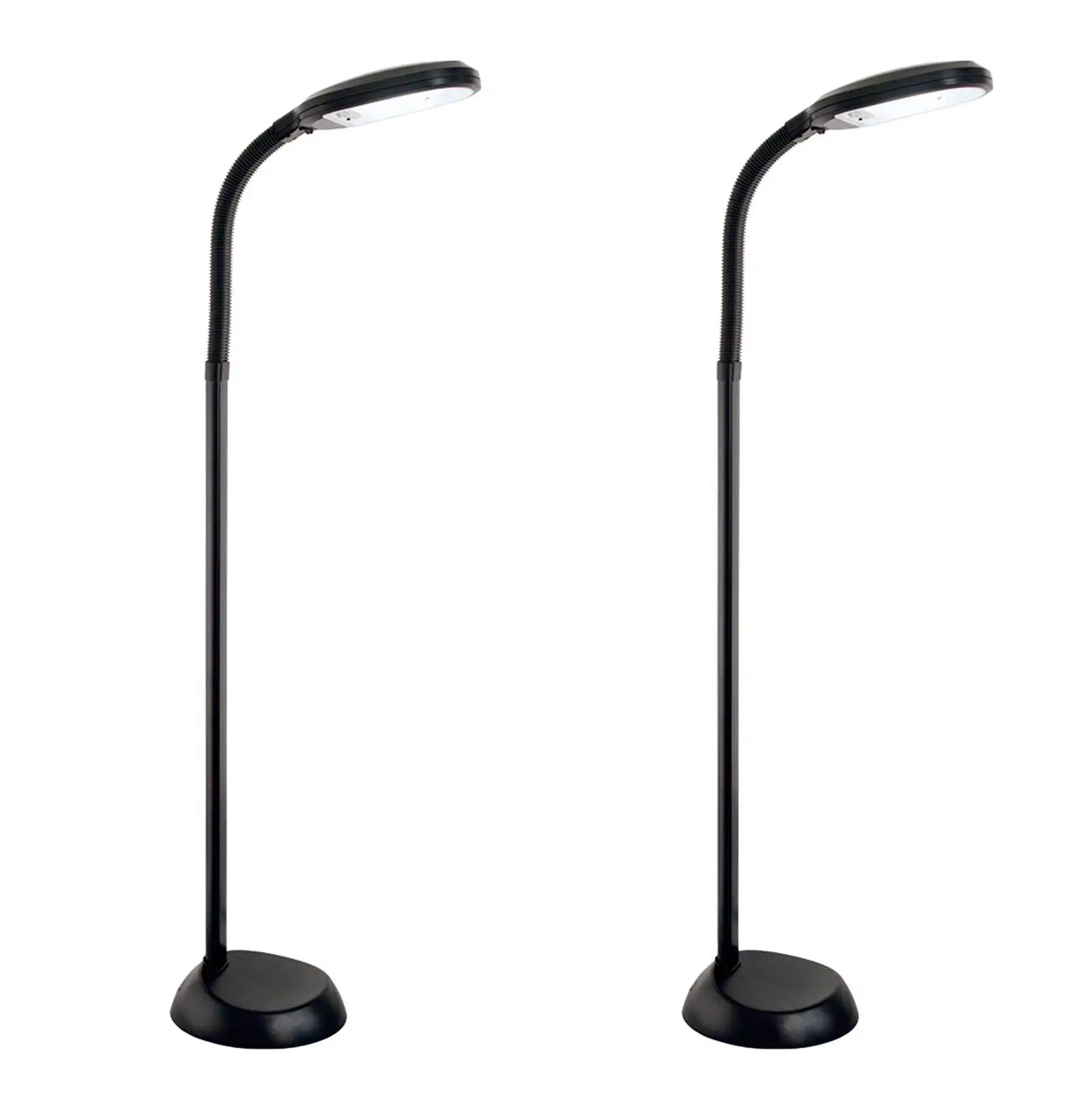 Hydrofarm Agrobrite 27 Watt Indoor Adjustable Standing Plant Lamp Light (2-Pack)