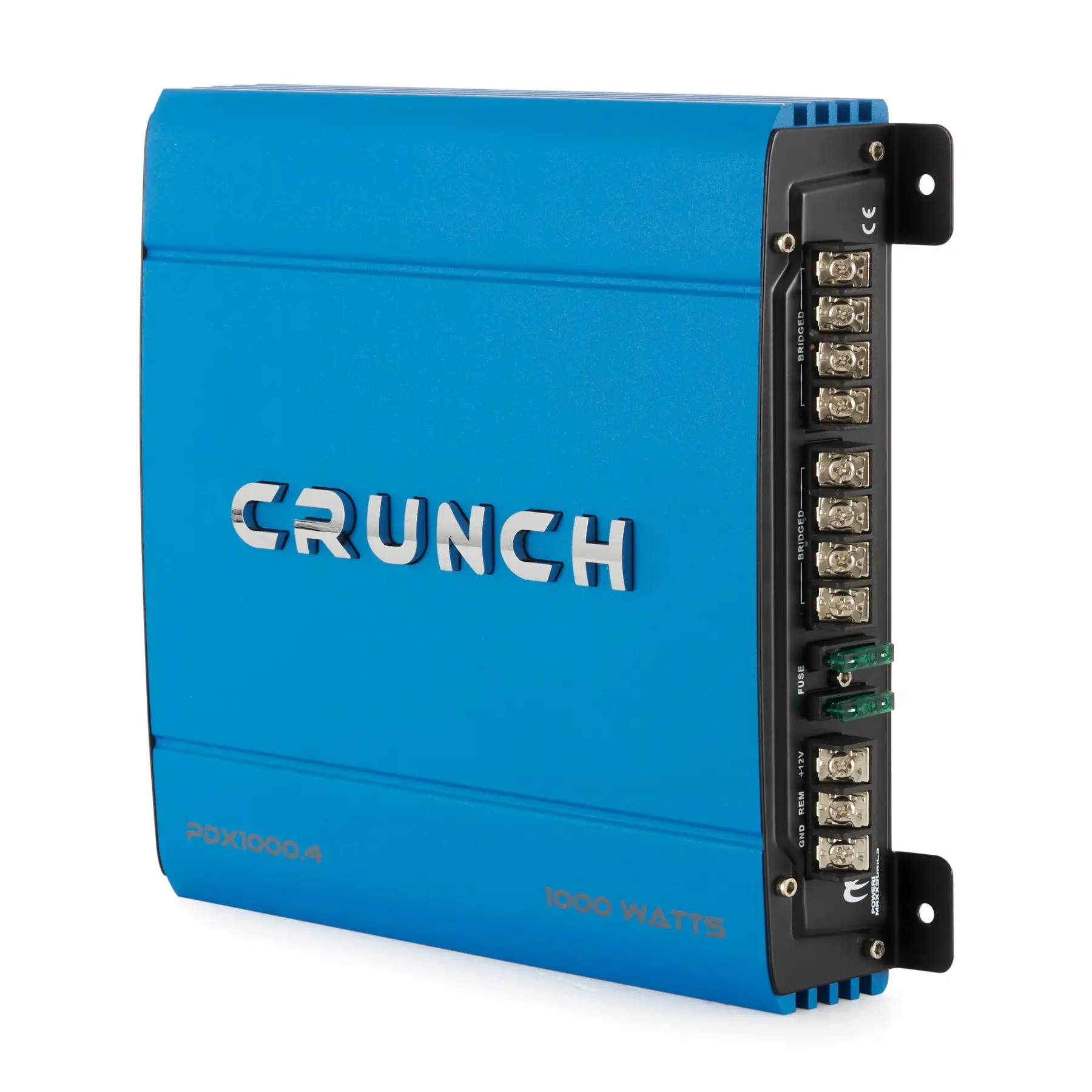 Crunch PowerDriveX 1000 Watt 4 Channel Exclusive Blue A/B Car Stereo Amplifier