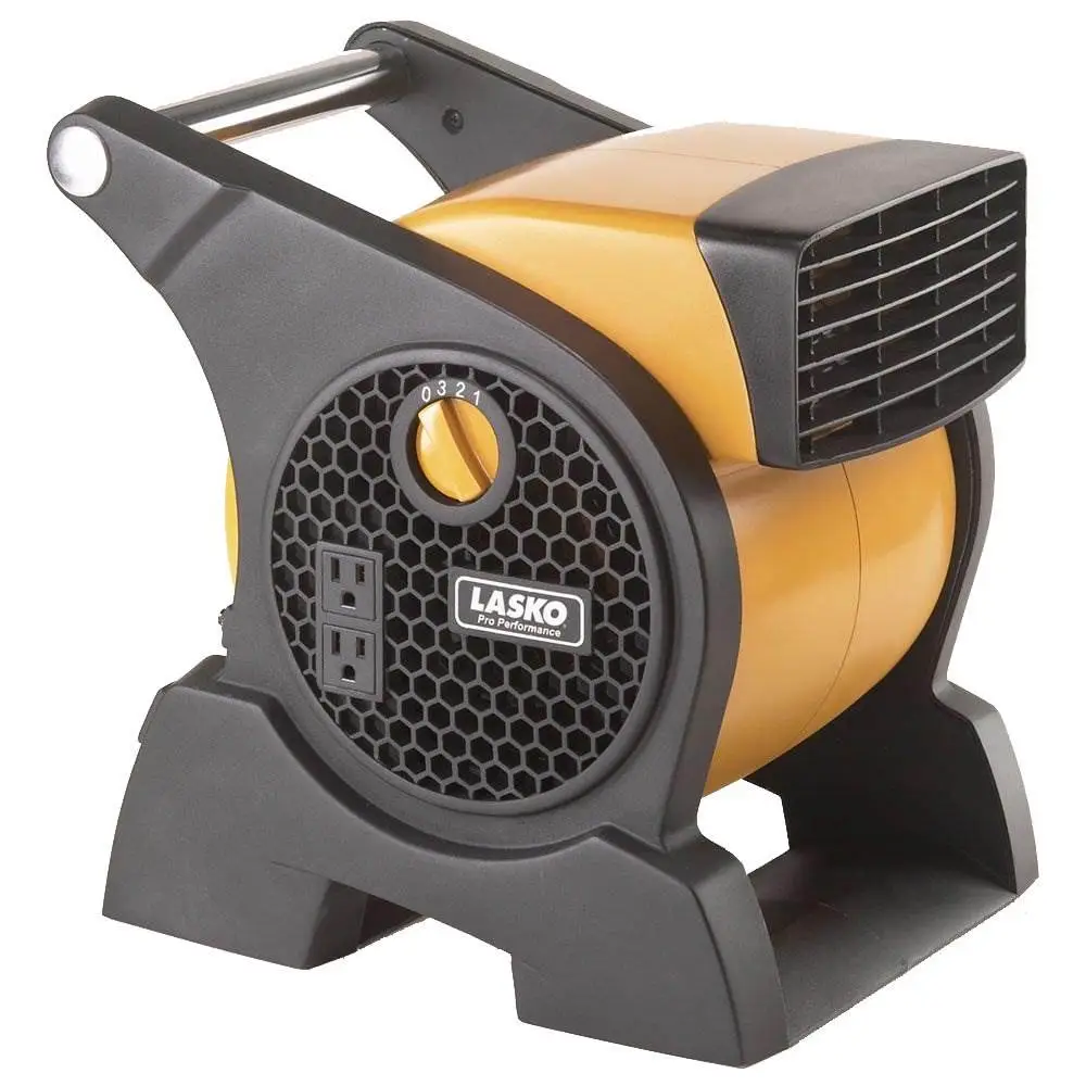 Lasko 4900 Pro Performance 3 Speed High Velocity Utility Blower Fan, Yellow