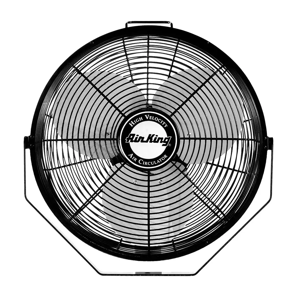 Air King 14" 1/20 HP 3-Speed Indoor Industrial Enclosed Pivoting Multi-Mount Fan