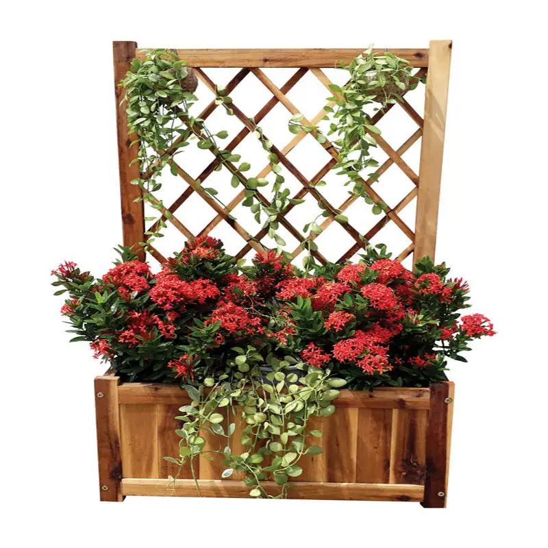 Avera Products AWP520460KD Trellis Rectangular Planter