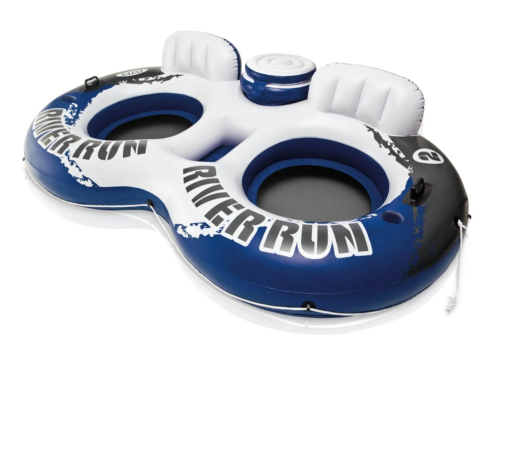 Intex River Run II 2-Person Water Tube Float w/ Cooler and Connectors>58837EP