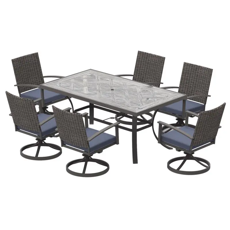 Living Accents ACE23019 Davenport Swivel Dining Set