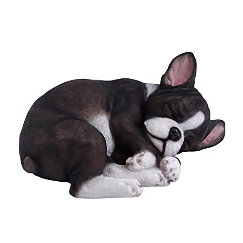 Exhart 72637 French Bulldog Laying Garden Statue