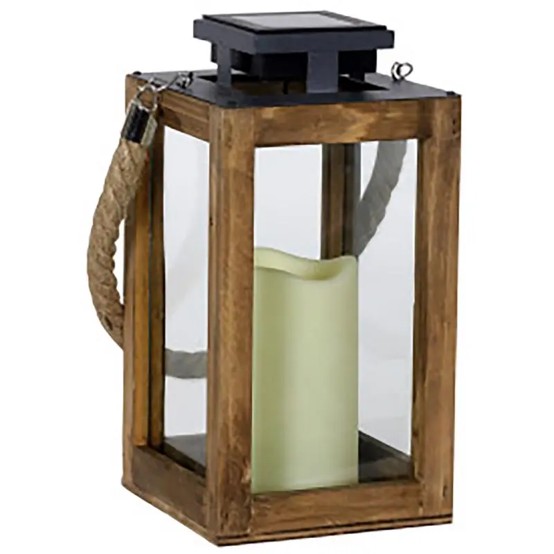 Exhart 17969 Solar Lantern With Candle