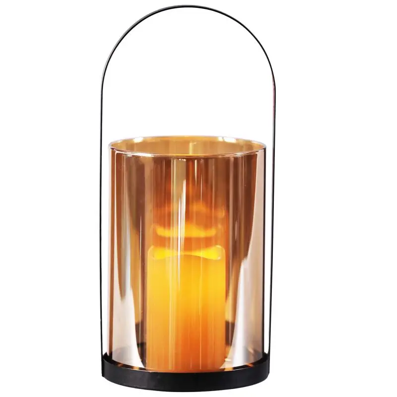 Smart Living 84148-LC Hurricane LED Candle Lantern