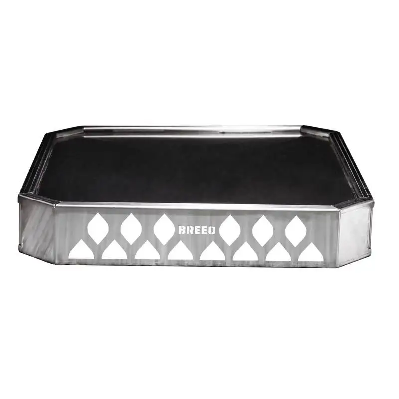 Breeo X Series 19 Stainless Steel Fire Pit Base 3.5 in. H X 20.6 in. W X 20.6 in. D