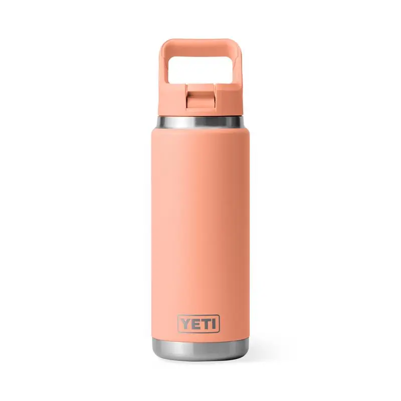 YETI Rambler 26 oz Lowcountry Peach BPA Free Bottle with Straw Cap