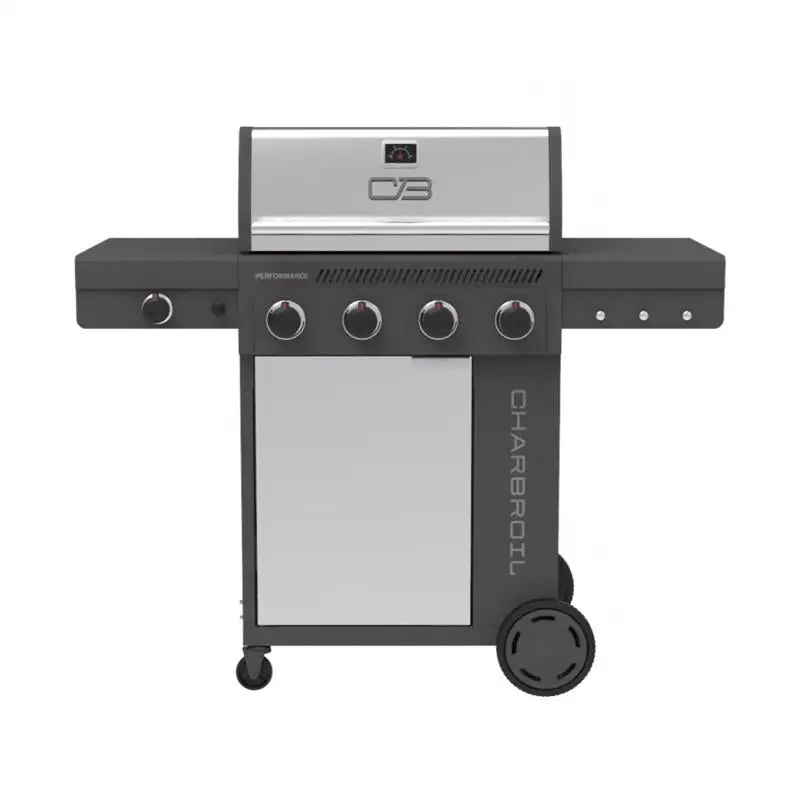 Char-Broil Performance 4 Burner Liquid Propane Grill Black/Silver